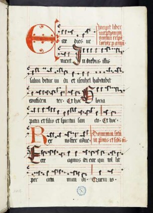 1r-10r Responsoria ad vesperas, pars hiemalis