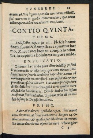 Contio Quinta.