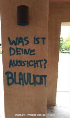 WAS IST DEINE AUSSICHT? BLAULICHT