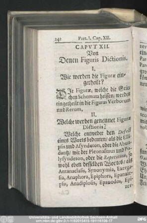 Caput XII. Von Denen Figuris Dictionis.