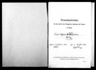 Hofmann, Heinrich Carl Johannes - Komponist 1882 - Januar - 27