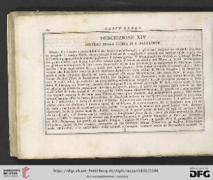 Descrizione XIV Interno della Chiesa di S. Salvatore