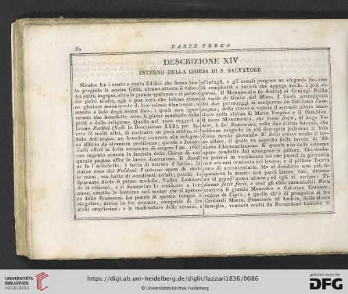 Descrizione XIV Interno della Chiesa di S. Salvatore