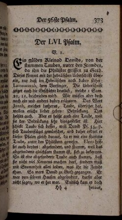 Der LVI. Psalm.
