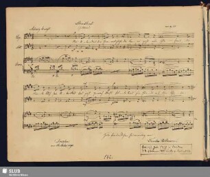 Zillmann, Theodor; 1890 [Noten- und Texteintrag]