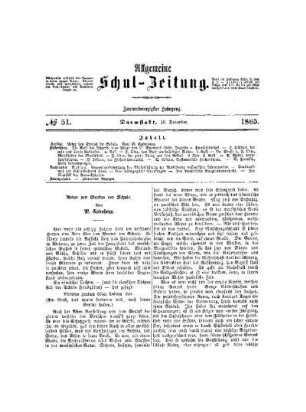 Ueber den Genius der Schule