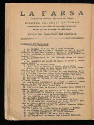 La Farsa : Números publicados