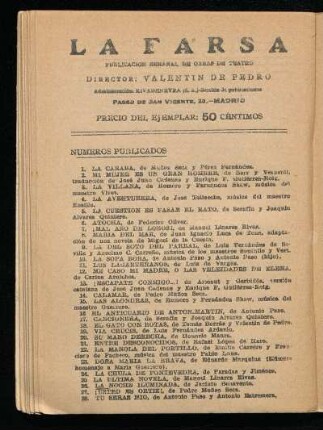 La Farsa : Números publicados