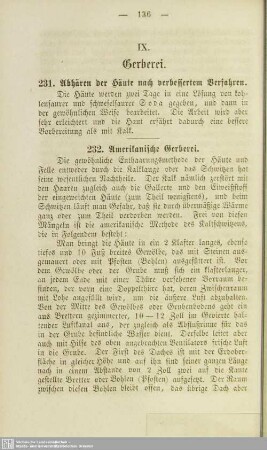 IX. Gerberei