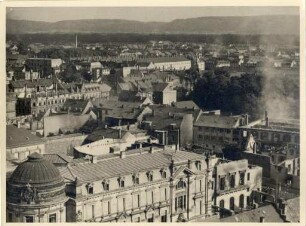 Zerstörungen Zweiter Weltkrieg - Luftangriff 2./3.09.1942. Durmpalais, Landesgewerbeamt, Karl-Friedrich-Straße