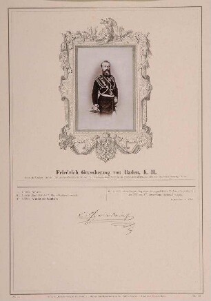 Bildnis von Friedrich I. (1826-1907), Großherzog von Baden