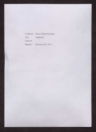[Tagebuch]