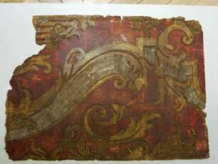 Goldledertapete, ornamentales Motiv Nr. 4