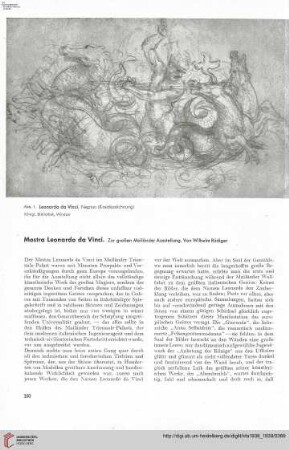 54: Mostra Leonardo da Vinci : zur großen Mailänder Ausstellung