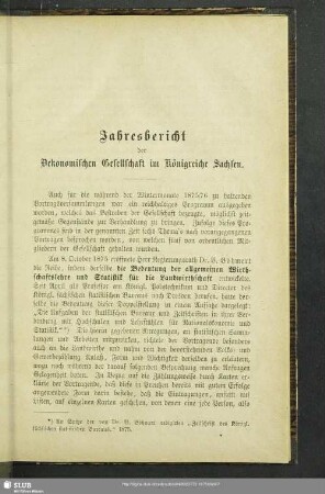 Jahresbericht der Oekonomischen Gesellschaft im Königreiche Sachsen