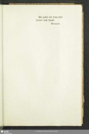[Zitat Novalis]