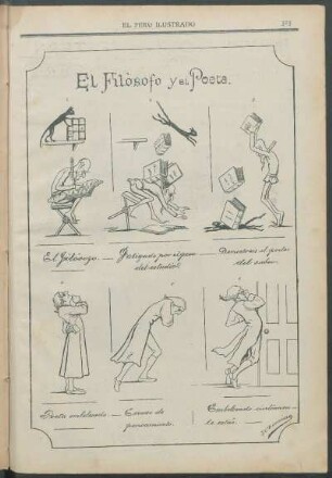 El Filósofo y el Poeta. [Dibujo]