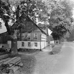 Sosa, Riesenberger Häuser : Gaststätte "Riesenberger Häuser" an der Straße von Johanngeorgenstadt nach Sosa