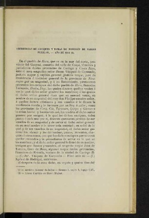 Obediencias de caciques y tomas de posesión de varios pueblos. - Año de 1564 (1).