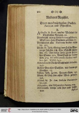 Anderes Register
