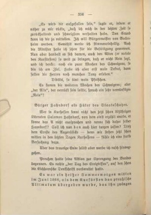Bürger Hahndorf als Hüter des Staatsschatzes.
