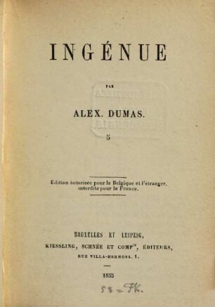 Ingénue, 5