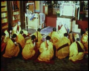 Buddhismus, Tibet - »gSo-sByon«, Zeremonie der Beichte im klösterlichen Tibet-Institut Rikon (Schweiz)
