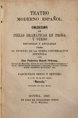 Marcela : comedia en tres actos