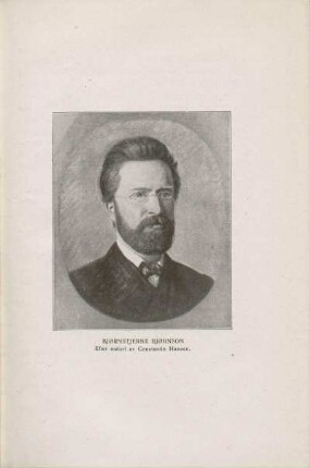 Bjørnstjerne Bjørnson. Efter maleri av Constantin Hansen.