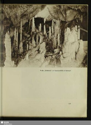 In der „Säulenhalle“ der Baumannshöhle in Rübeland