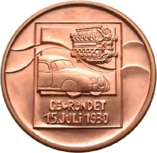Verdienstmedaille des Forschungsinstituts für Kraftfahrtwesen und Fahrzeugmotoren Stuttgart