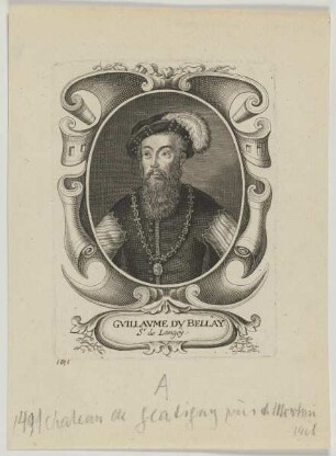 Bildnis des Guillaume Dv Bellay