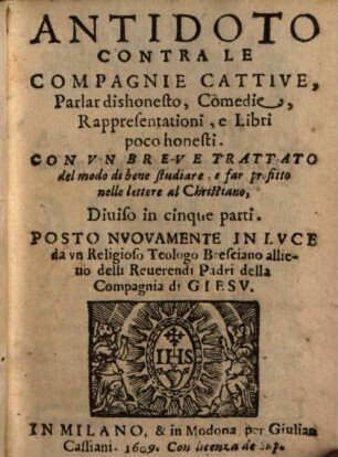 Antidoto contra le Compagnie Cattive