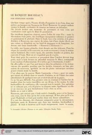 3: Le banquet Rosseau