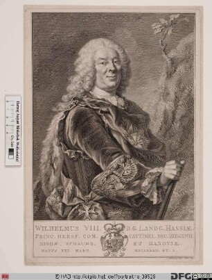 Bildnis Wilhelm VIII., Landgraf von Hessen-Kassel (reg. 1751-60)