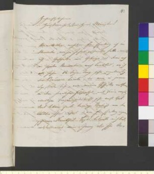 Brief von Herder, Siegmund August Wolfgang von an Goethe, Johann Wolfgang von