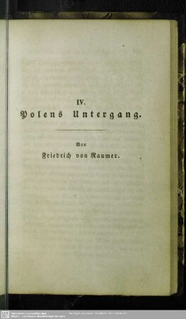 Polens Untergang.