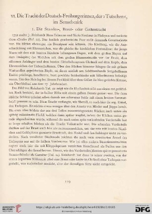 1. Die Standes-, Braut- oder Gottentracht