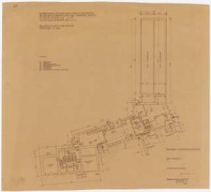 Hotel Schulze, Waldegg: Lageplan Gebäude Grundriss Kellergeschoss 1:100