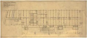 Billing, Hermann; Karlsruhe (Baden-Württemberg), Erbprinzenstr. 6; Druckerei Fidelitas, Umbau - Grundriss Keller