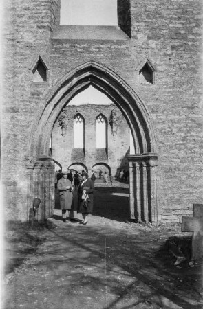 Kosterruine : Portal der Klosterruine St. Brigitten in der Nähe Tallinns