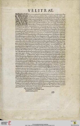 Velitrae (Velletri)