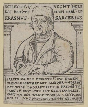 Bildnis des Erasmus Sarcerius