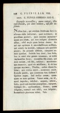 XXII. C. Plinius Geminio Suo S.