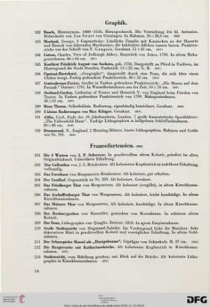 Graphik (Nr. 182-192)