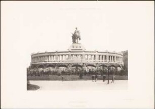 Kaiserdenkmal am Deutschen Eck, Koblenz: Rückansicht