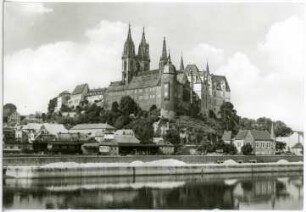Meißen. Dom Blick zum Burgberg