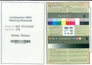 Entnazifizierung Richard Richter , geb. 09.12.1892 (Ingenieur)
