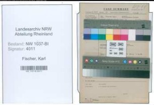 Entnazifizierung Karl Fischer , geb. 00.00.0000 (Postschaffner)