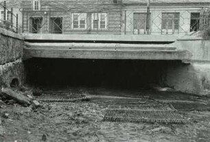 Güstrow. Brücke in der Eisenbahnstraße. Blick aus dem Nebelbecken